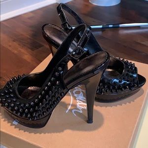 Bebe spiked Devin heels